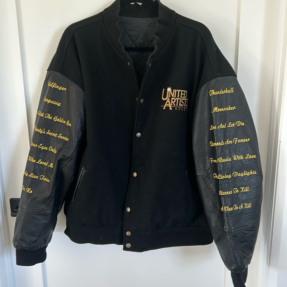 Rare collectible United Artists Studio crew jacket for Golden Eye 007 movie